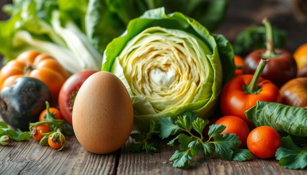 Can we eat egg and cabbage?