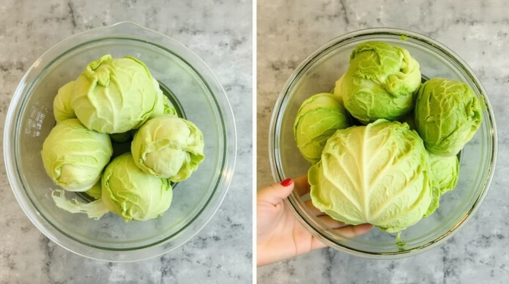 Why do you soak cabbage before cooking?