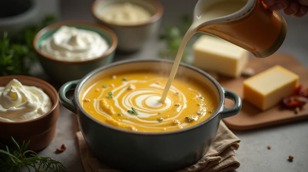 How to make soup thick and creamy?