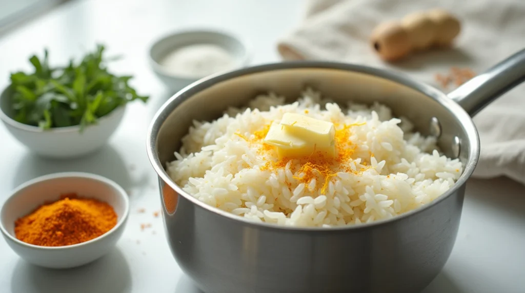 How do I make rice taste like a restaurant?