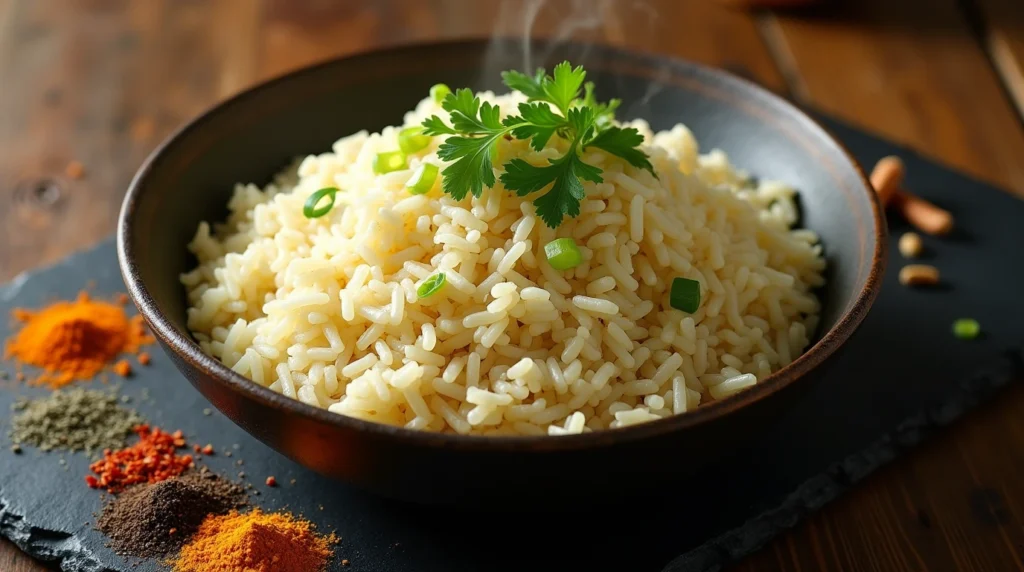 What seasoning makes rice taste better?