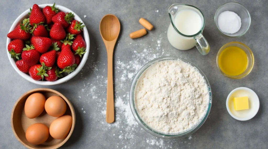 strawberry waffles​