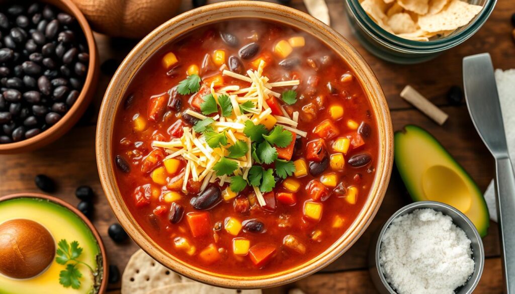 What makes taco soup thicker?