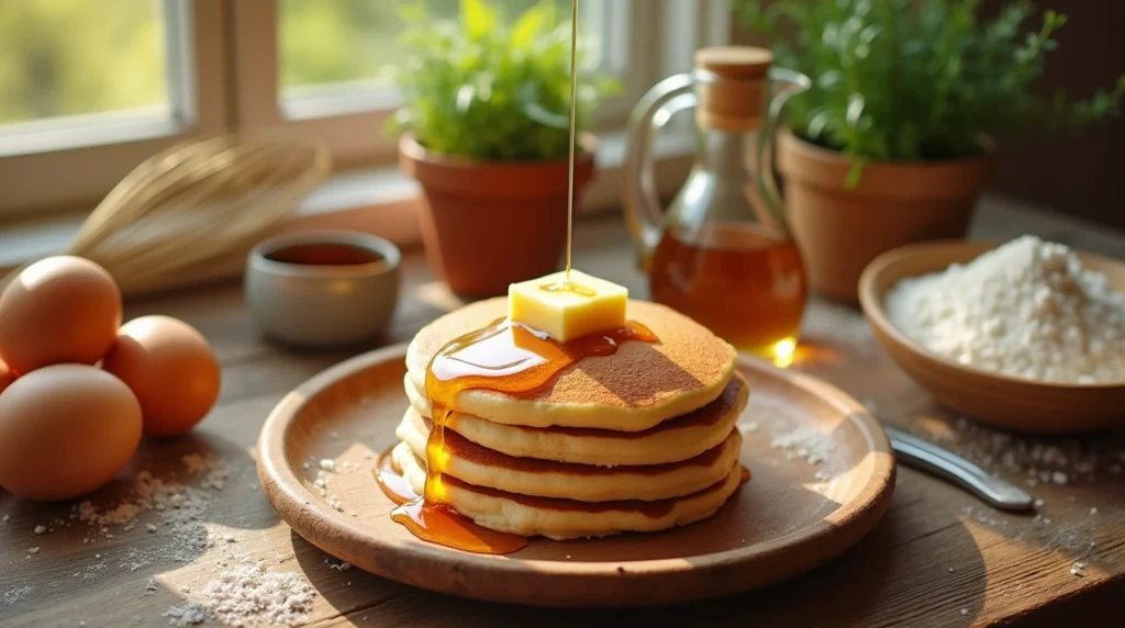 einkorn pancakes