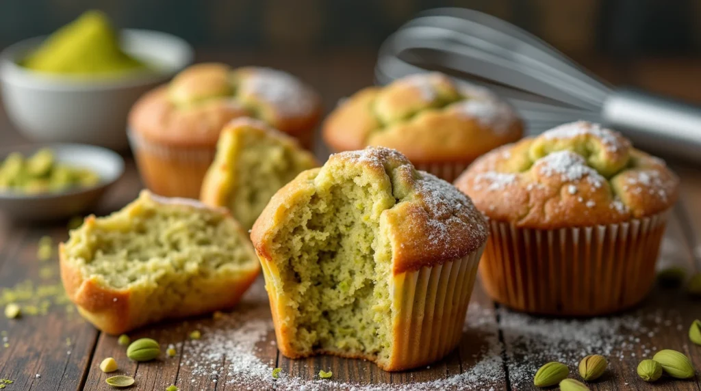 pistachio muffins recipe