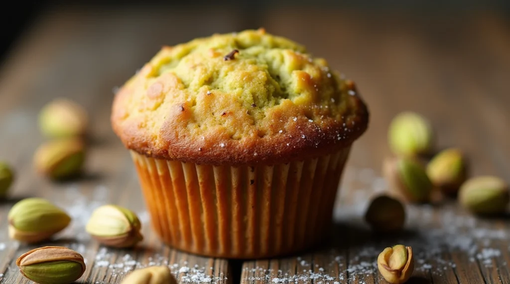 pistachio muffins recipe