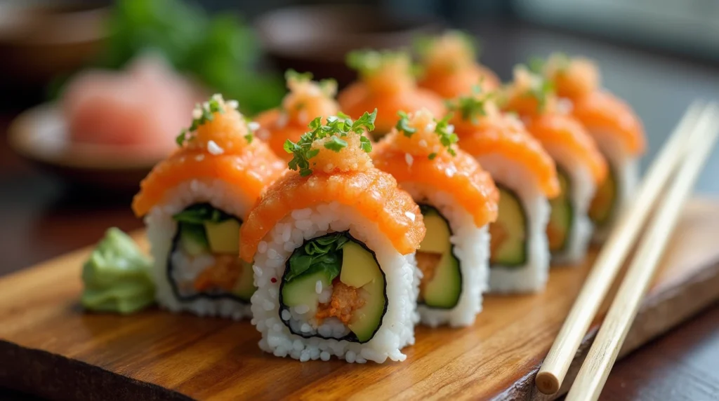 What does a tempura roll have in it?