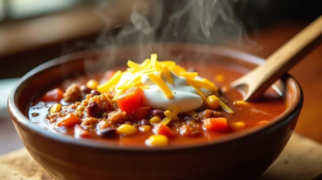 What makes taco soup thicker?