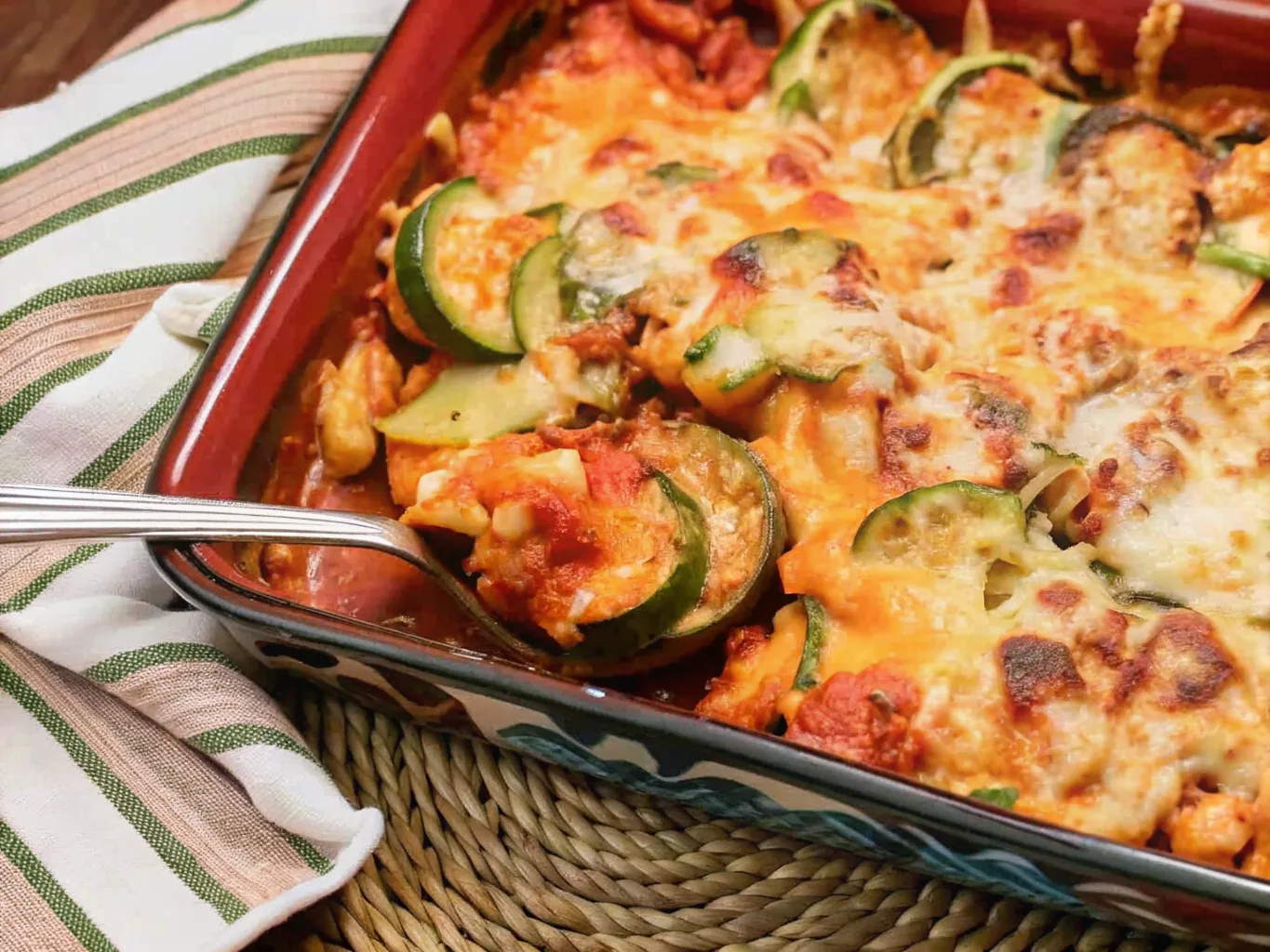 image of Baked Zucchini Parmesan Casserole