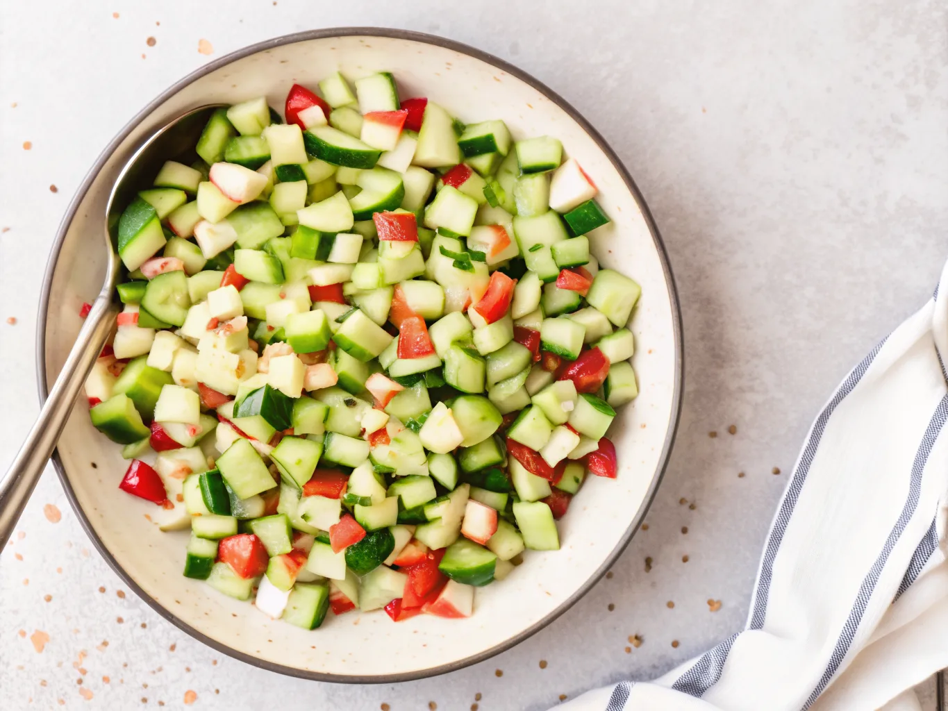 image of Cucumber Apple Salad Recipe
