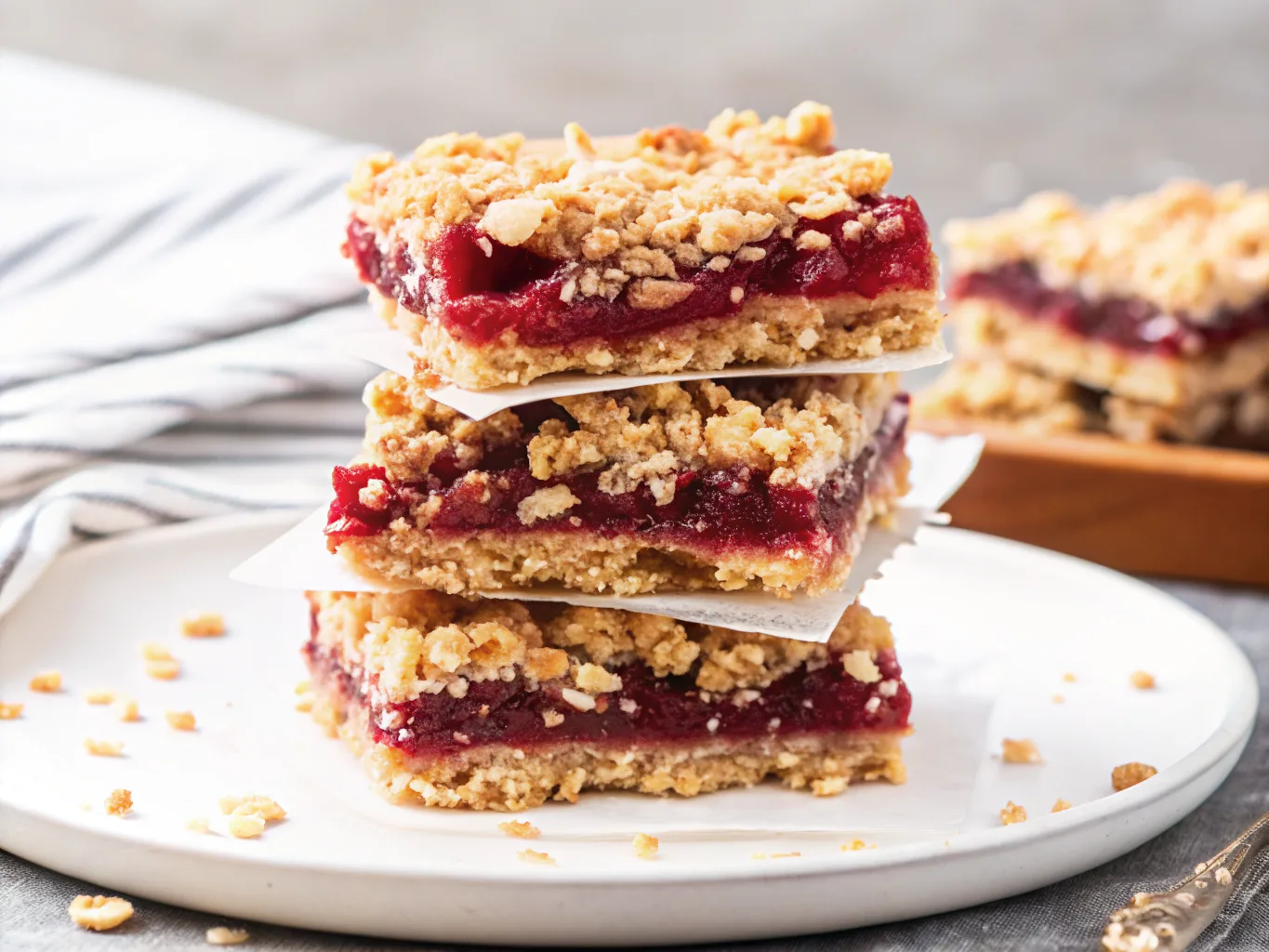 image of Oatmeal Plum Bars