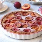 image of Plum clafoutis recipe