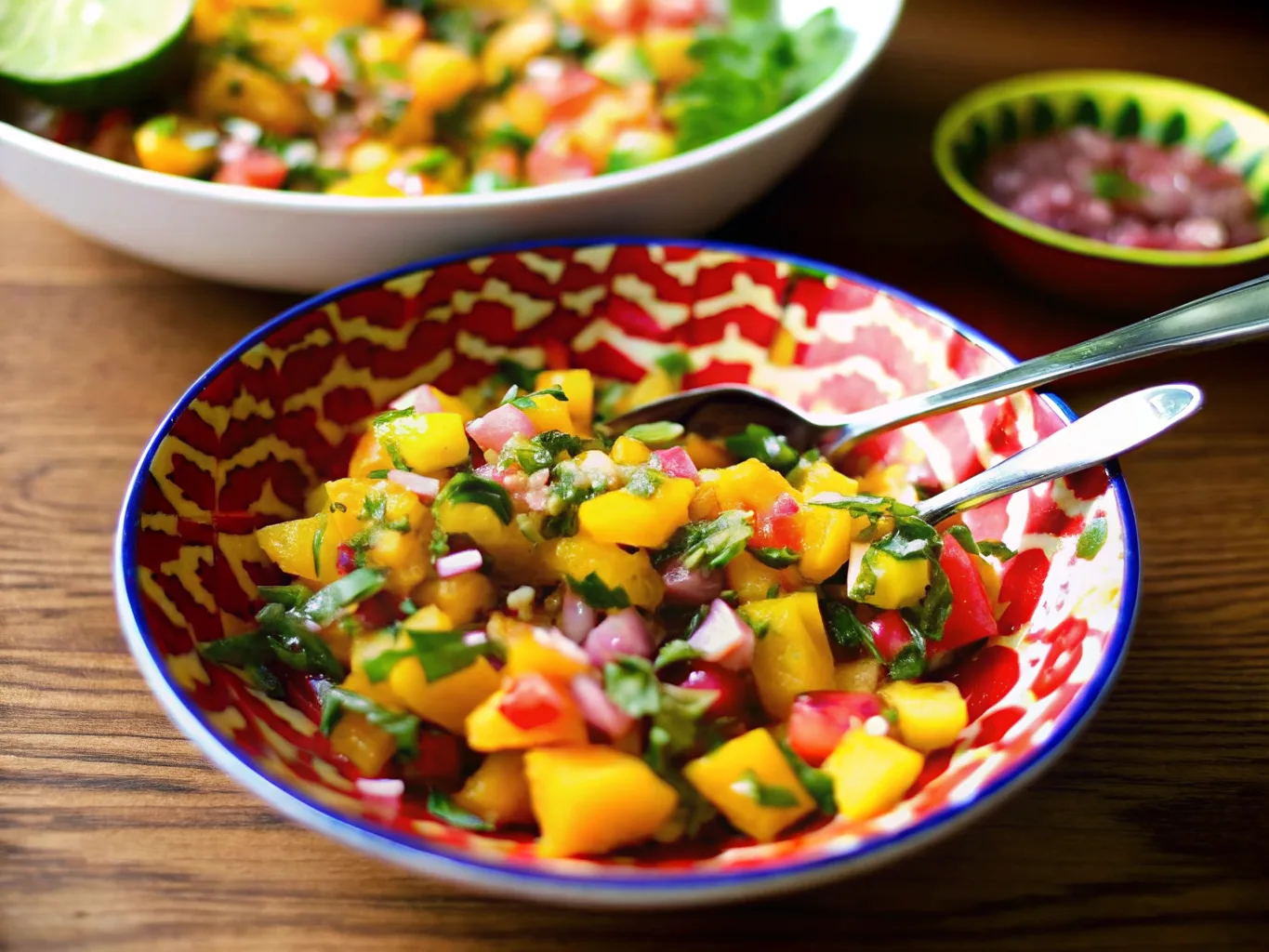 image of peach salsa recipe