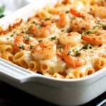 Shrimp Scampi Pasta Bake